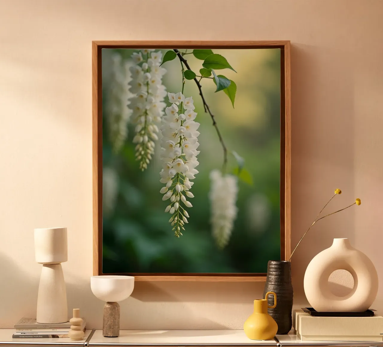 Geheime Botanik Leinwand mit Schattenfugenrahmen von Bold Blooms