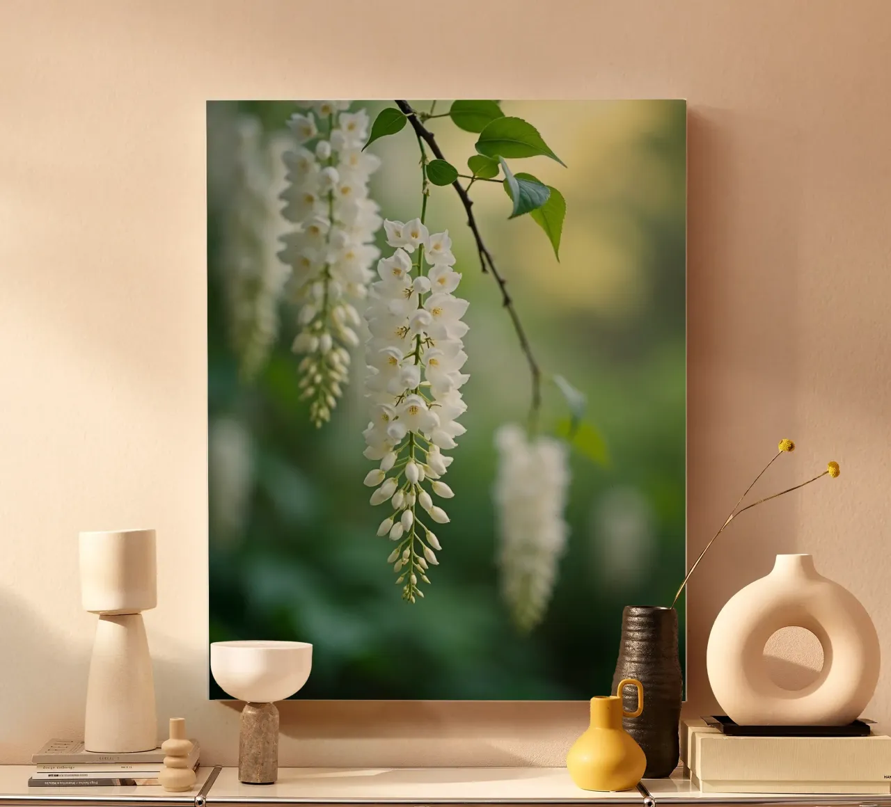 Geheime Botanik Leinwand mit Schattenfugenrahmen von Bold Blooms