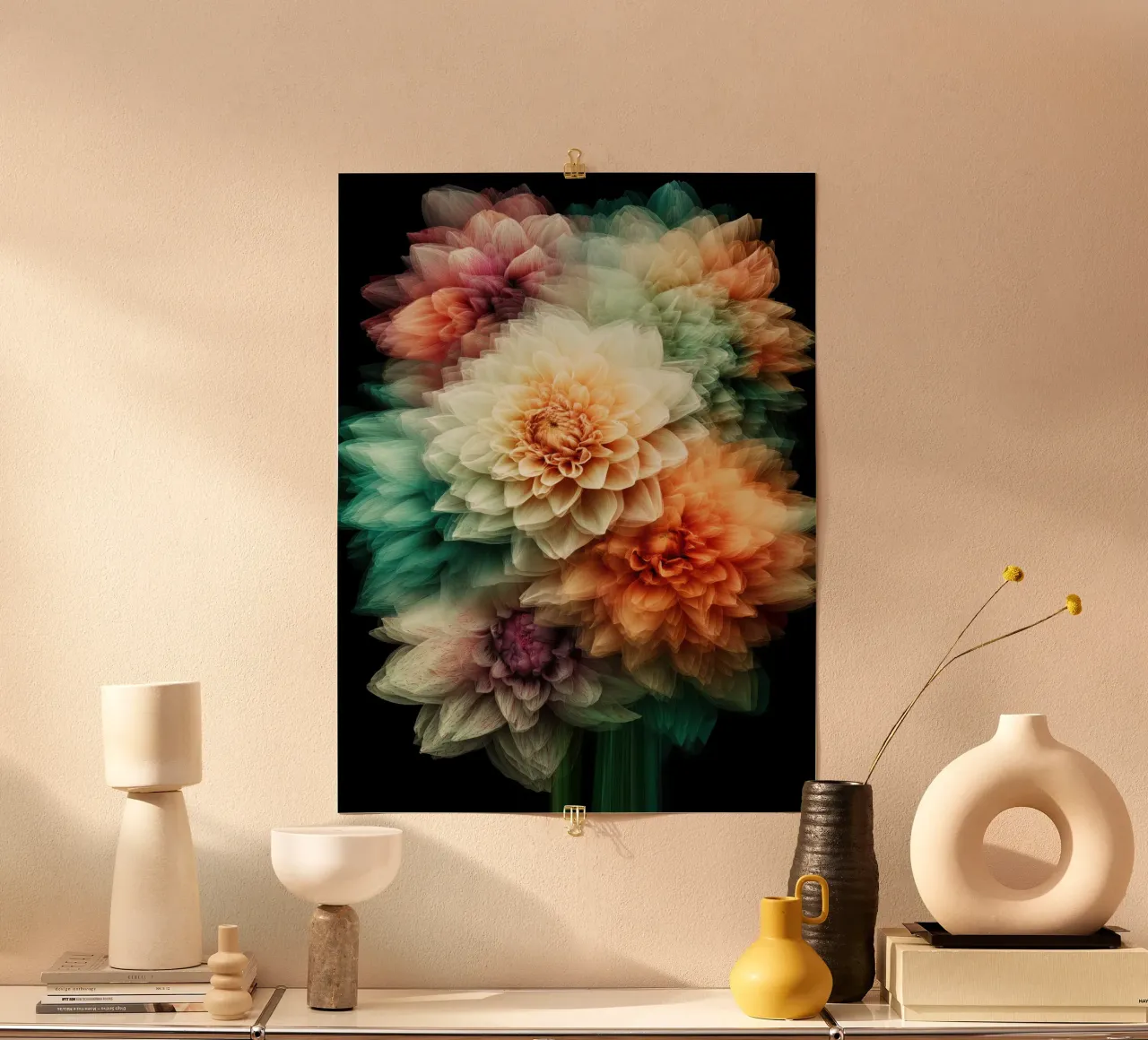Arte da parete di Imagine poster con telaio in alluminio da Imagine