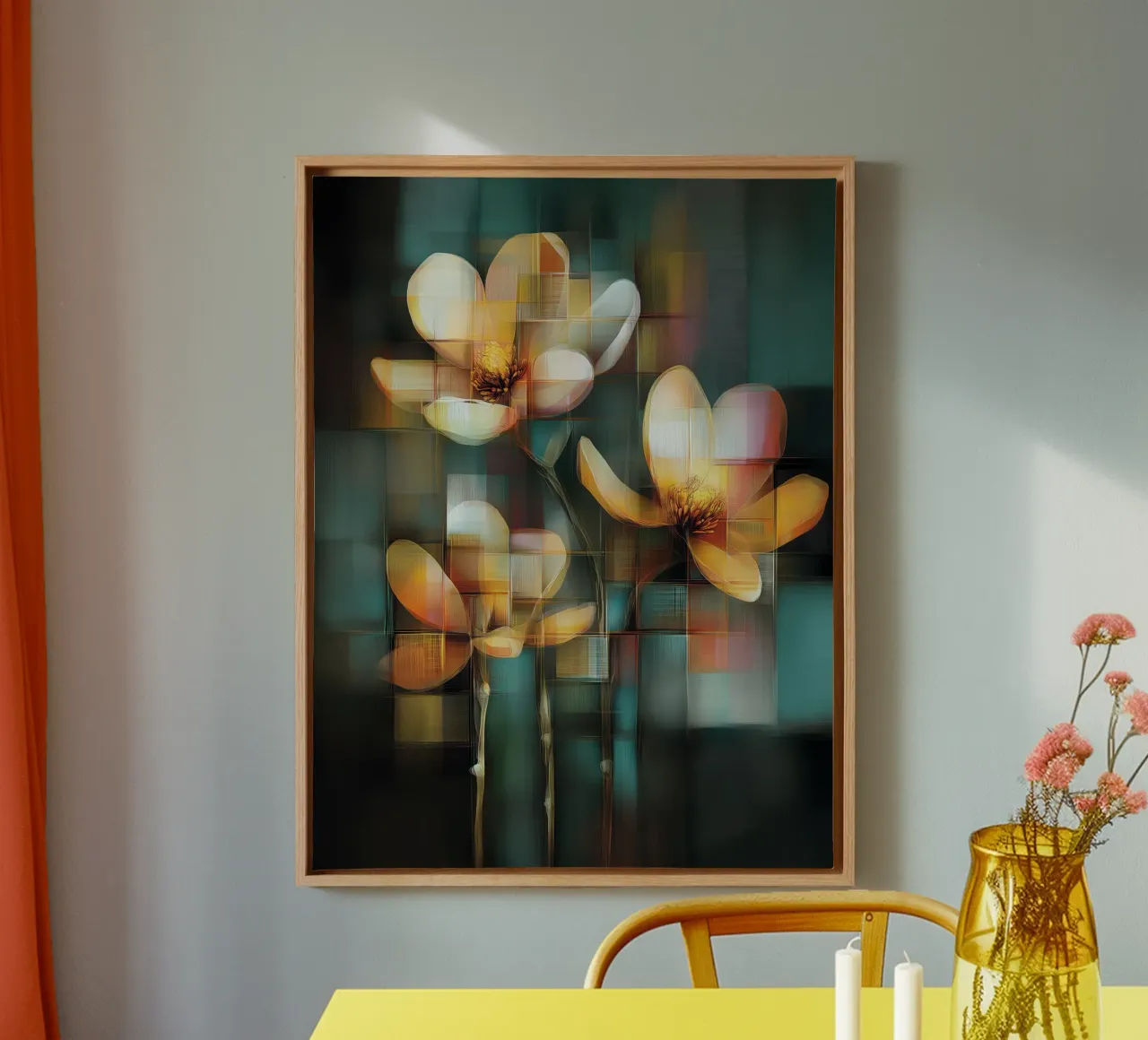 Wall-art by Imagine canvas with Floater frame by Imagine