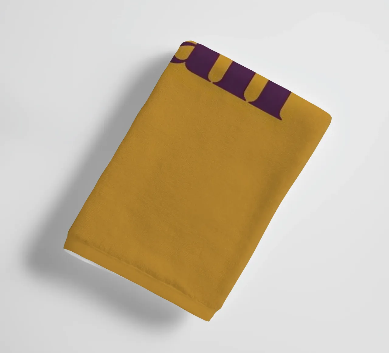 Oh Yeah Mustard badhanddoek van Trabolt Design