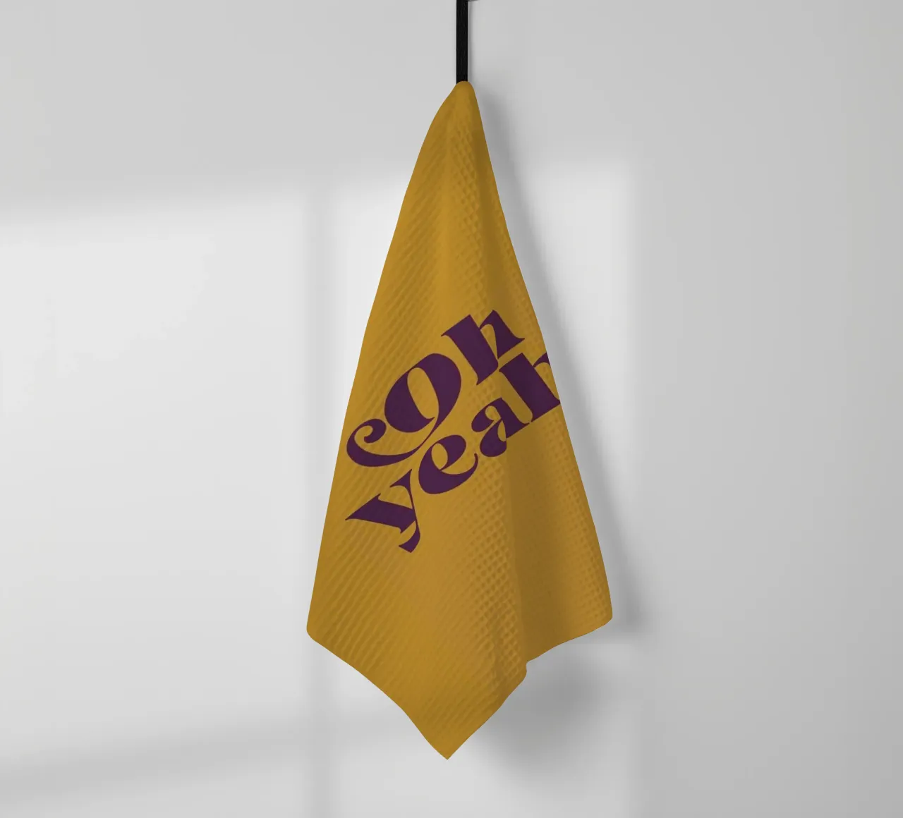 Oh Yeah Mustard canovaccio da cucina da Trabolt Design