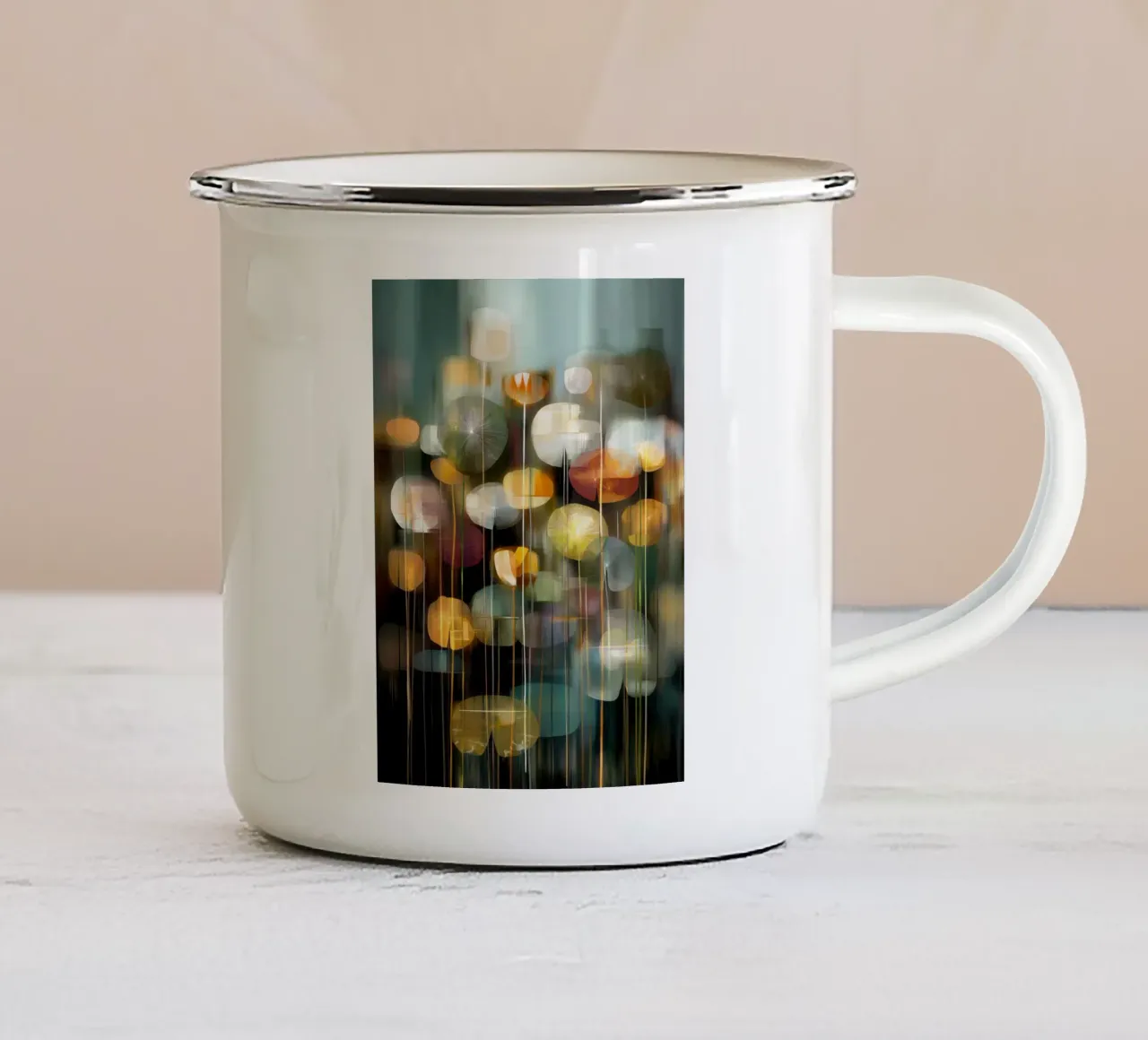 Arte da parete di Imagine tazza in smalto da Imagine