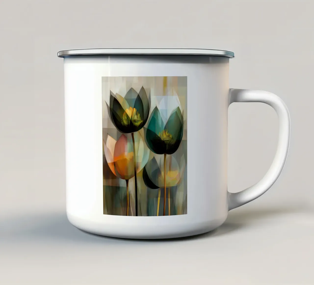 Arte da parete di Imagine tazza in smalto da Imagine