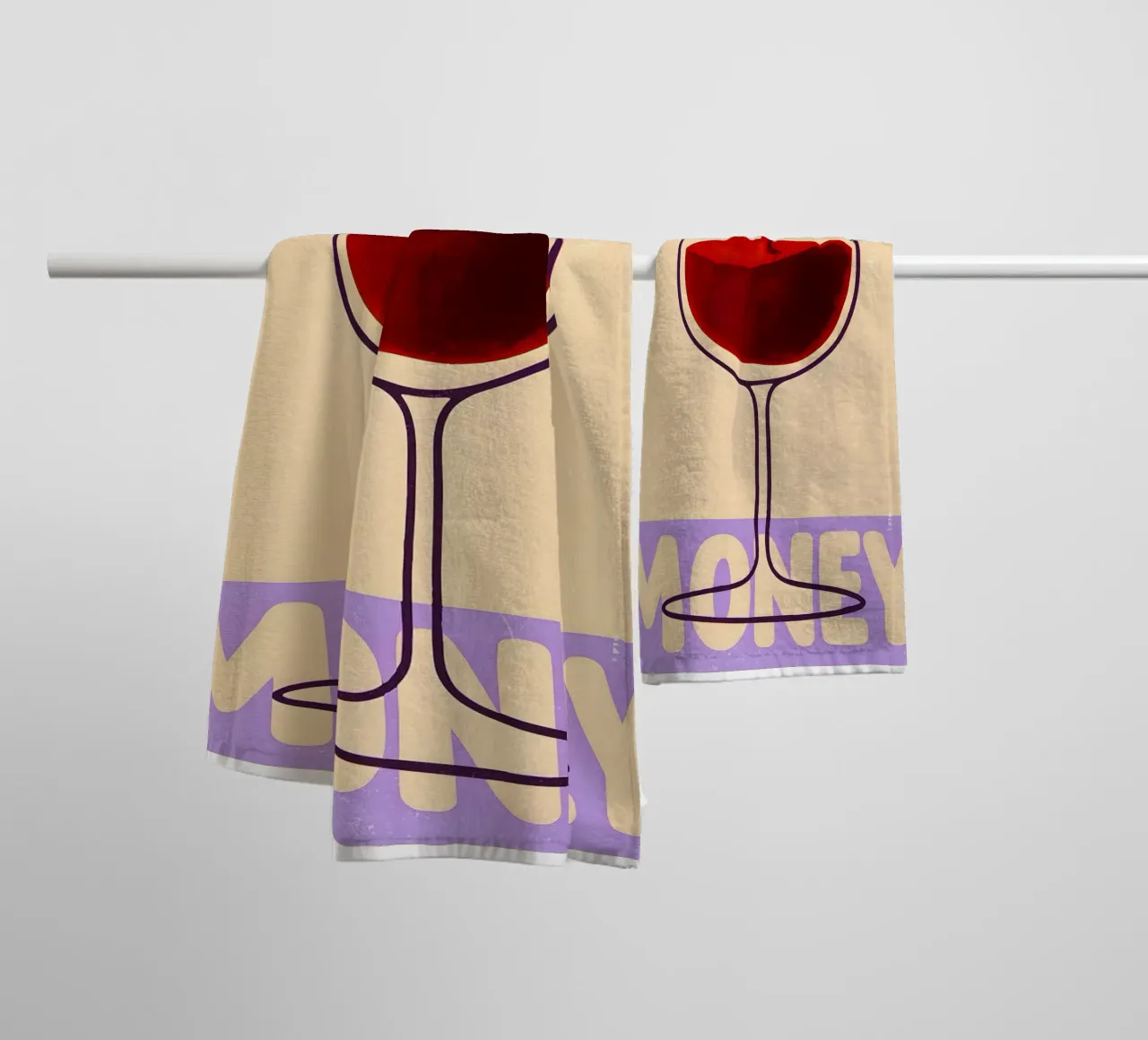 Ballare per soldi asciugamano da bagno da QuooodZ by MooodzArt