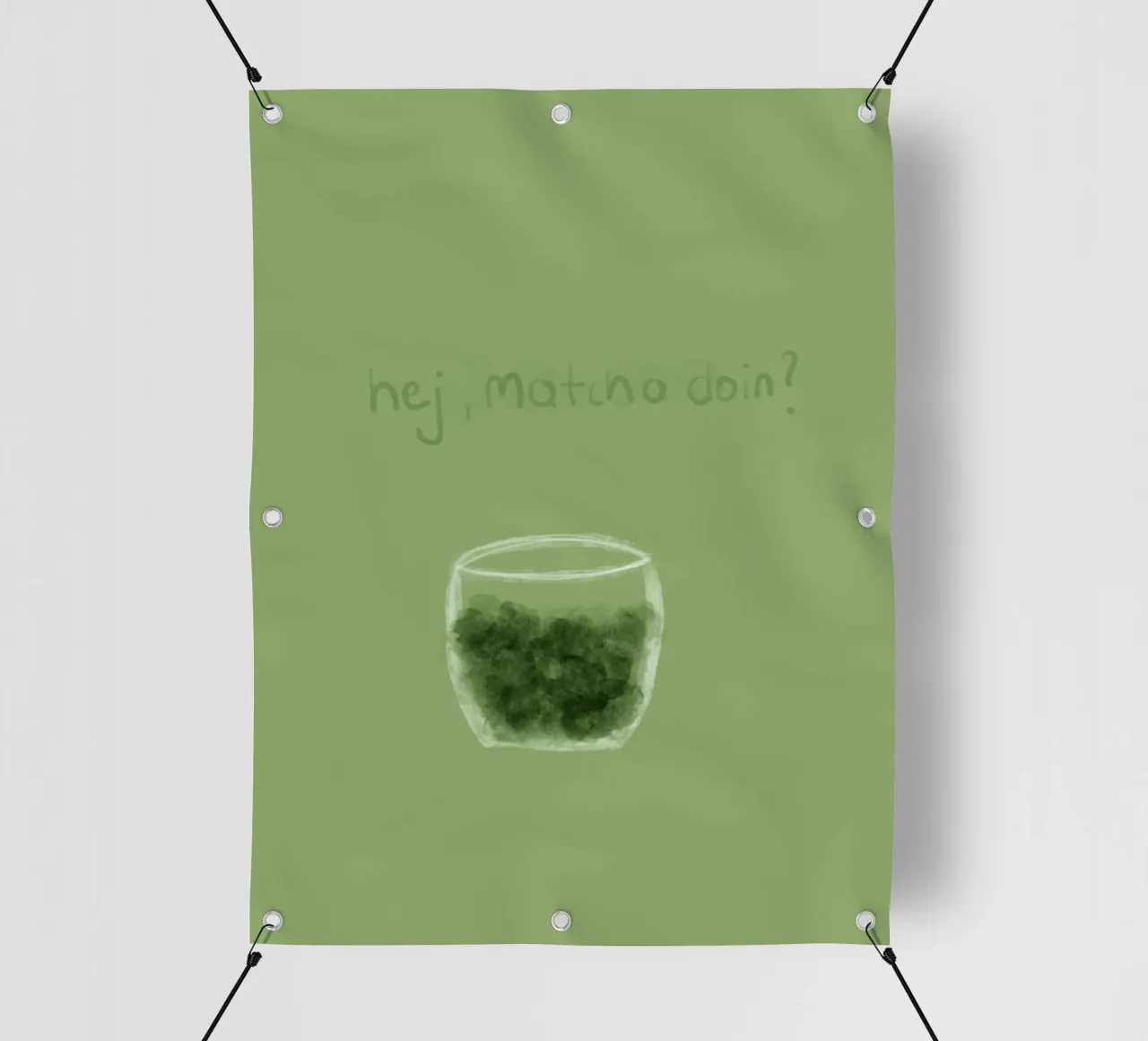 Hej, matcha doin? telo in pvc da kind thoughts to paper