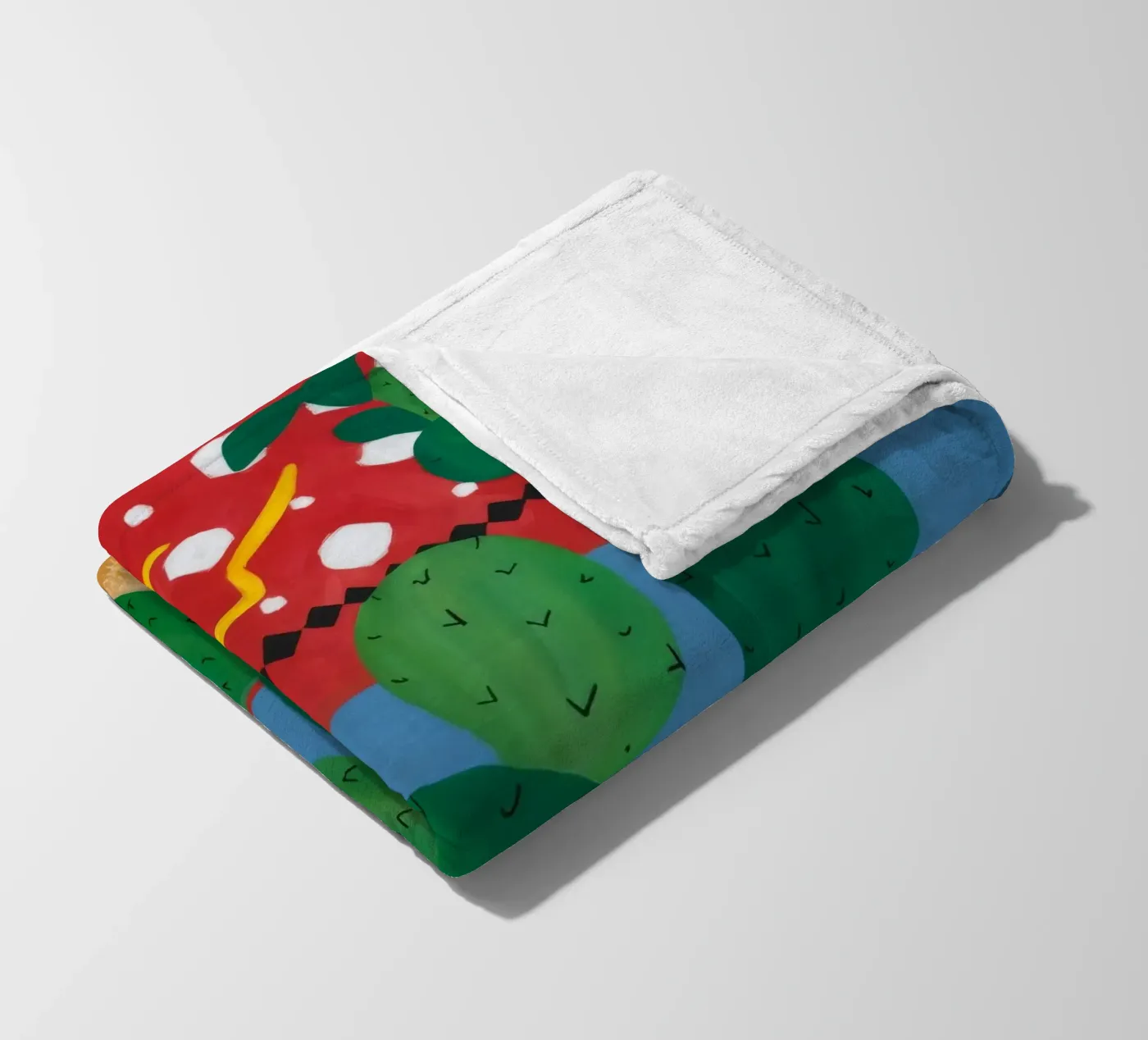 Ruby Cactus Carnival Fleecedecke von Dawn Light