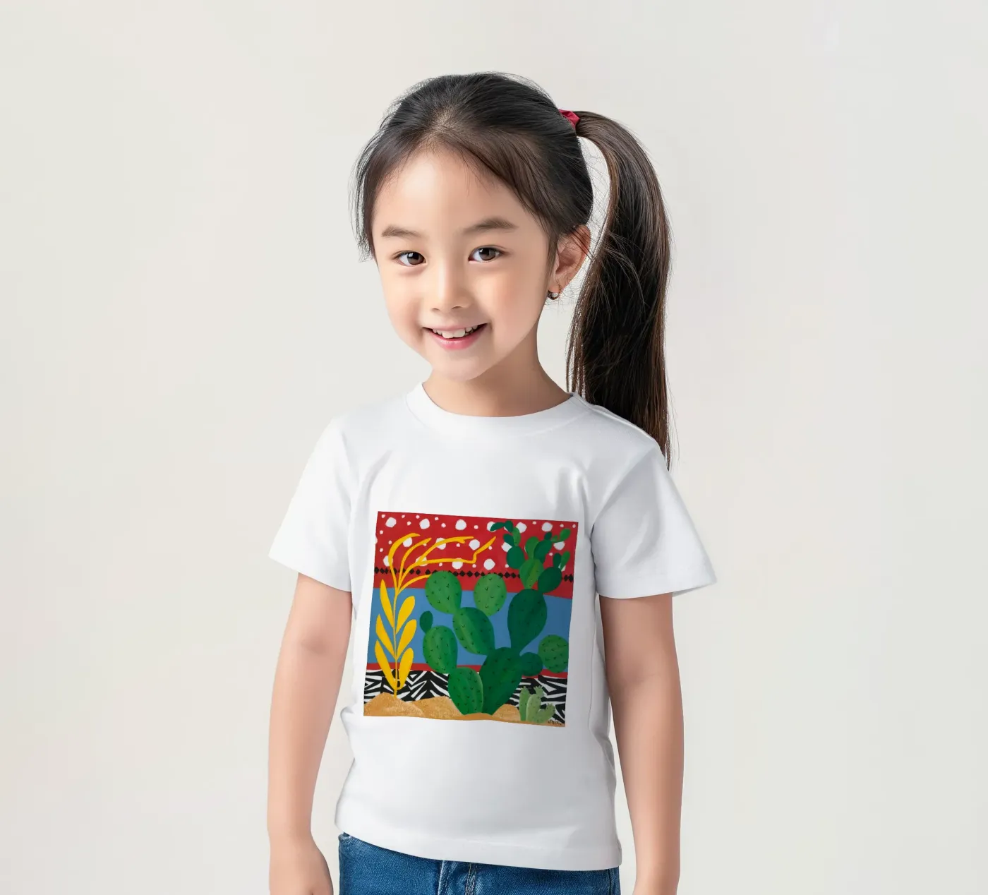 Carnevale del cactus rubino t-shirt bambini da Dawn Light