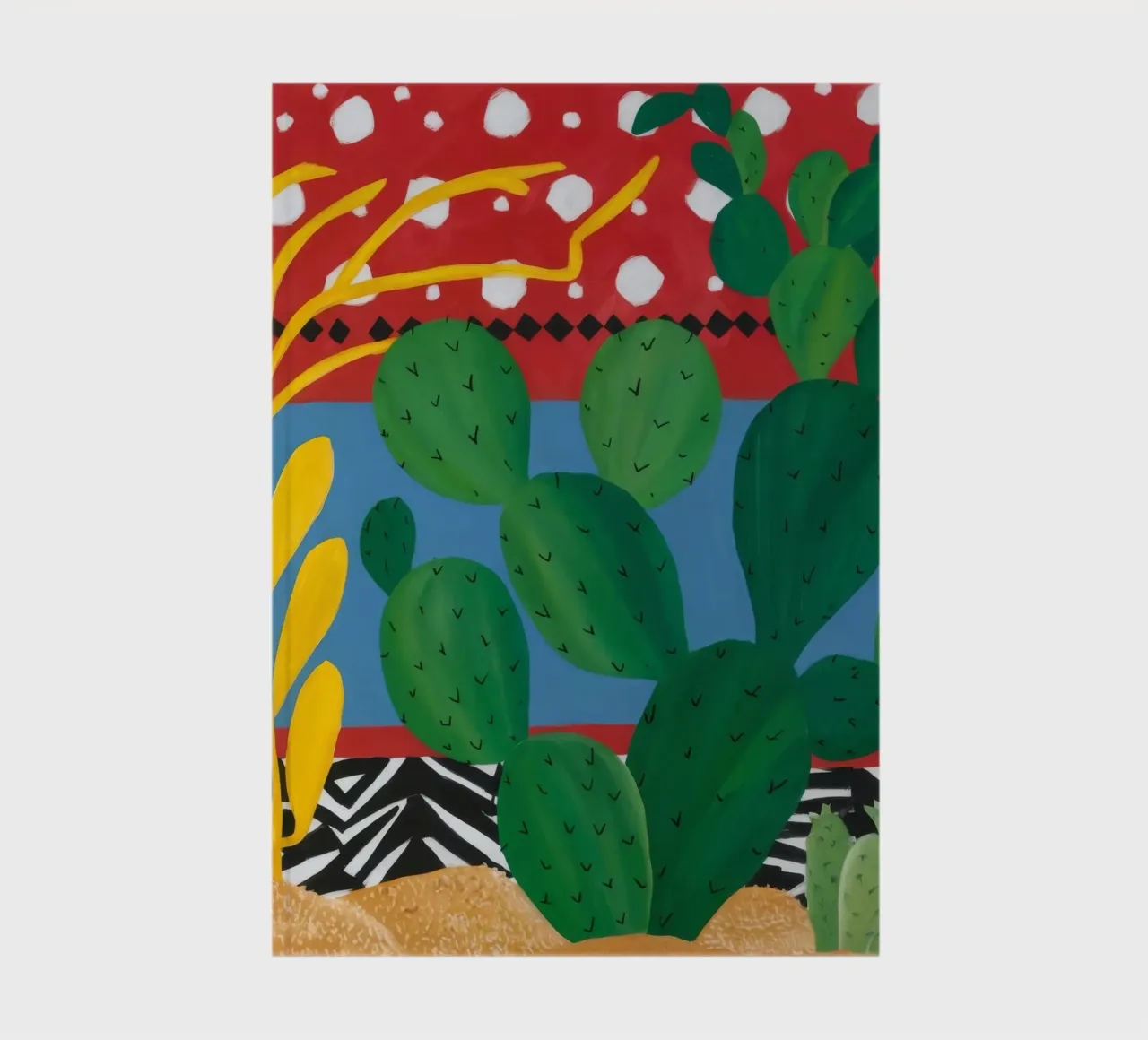Ruby Cactus Carnival notebook by Dawn Light