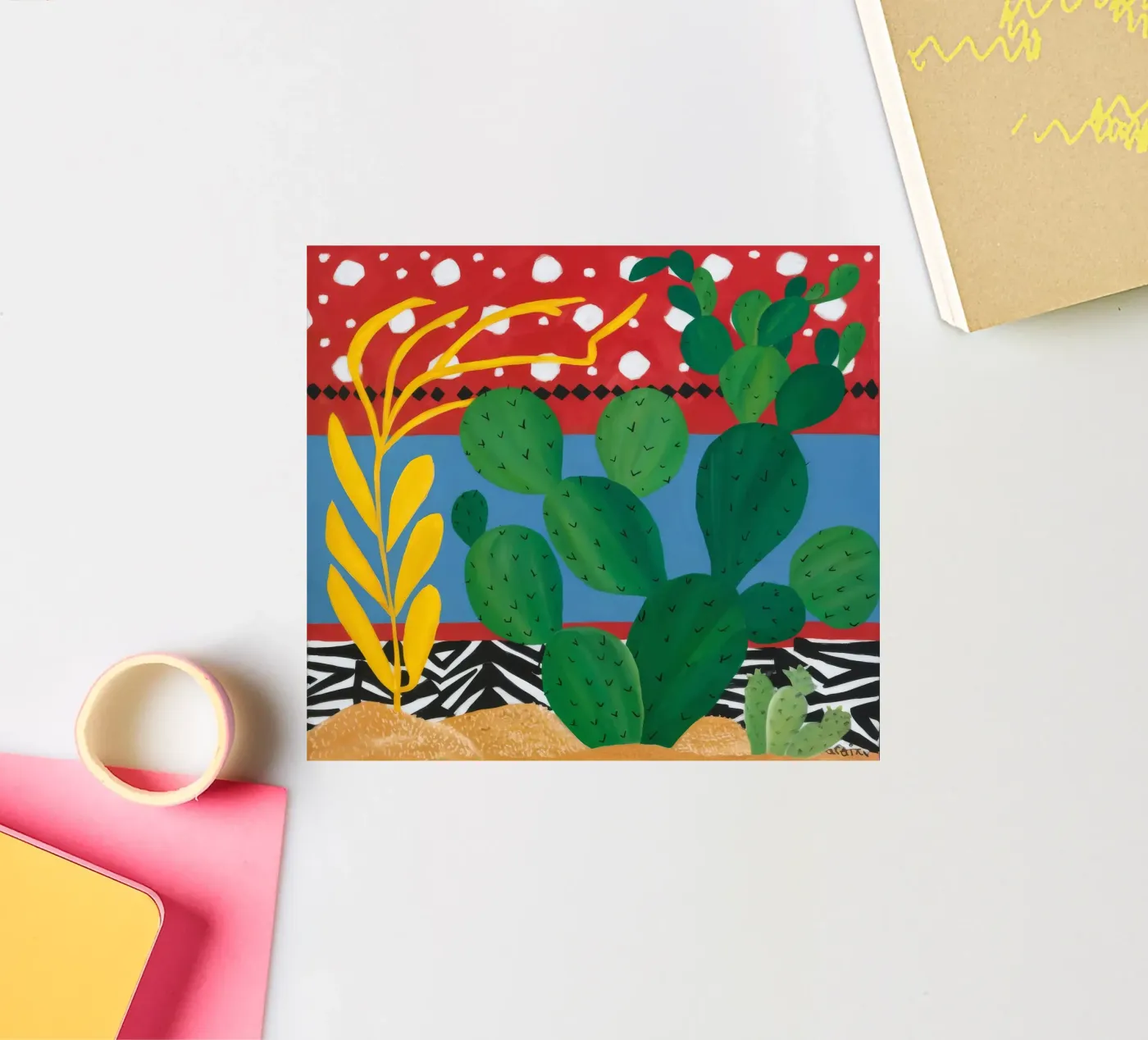 Ruby Cactus Carnival sticker by Dawn Light