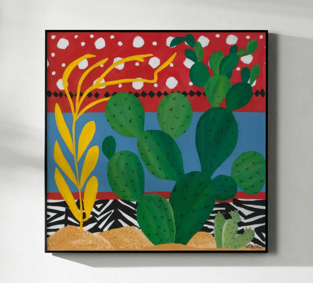 Carnevale del cactus rubino plexiglass da Dawn Light