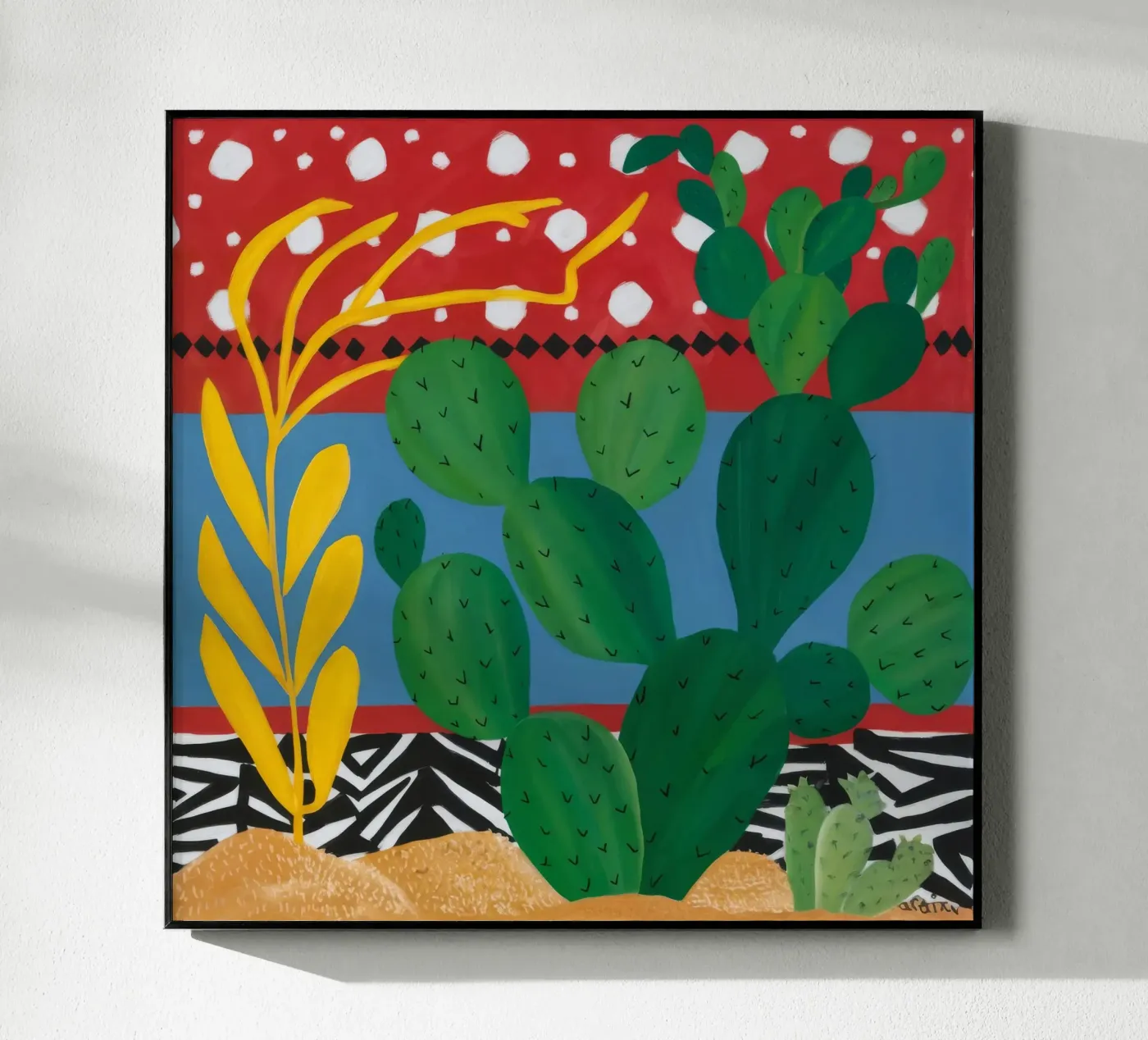 Carnevale del cactus rubino plexiglass da Dawn Light