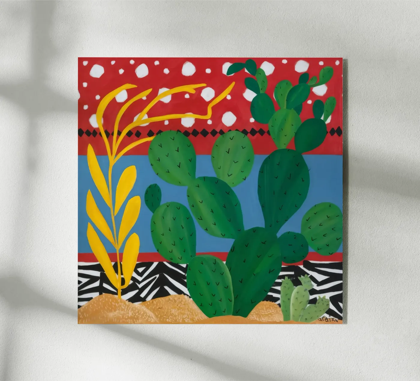 Carnevale del cactus rubino plexiglass da Dawn Light
