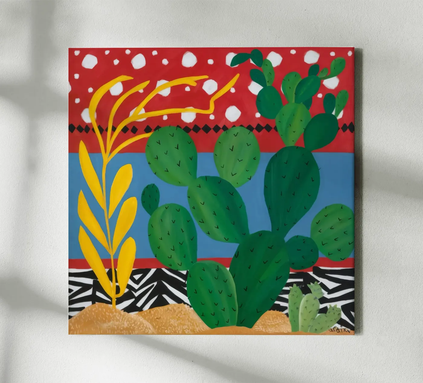 Carnevale del cactus rubino tela da Dawn Light
