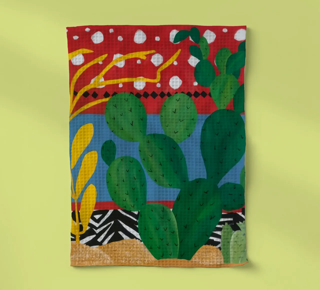 Carnaval de Ruby Cactus torchon de Dawn Light