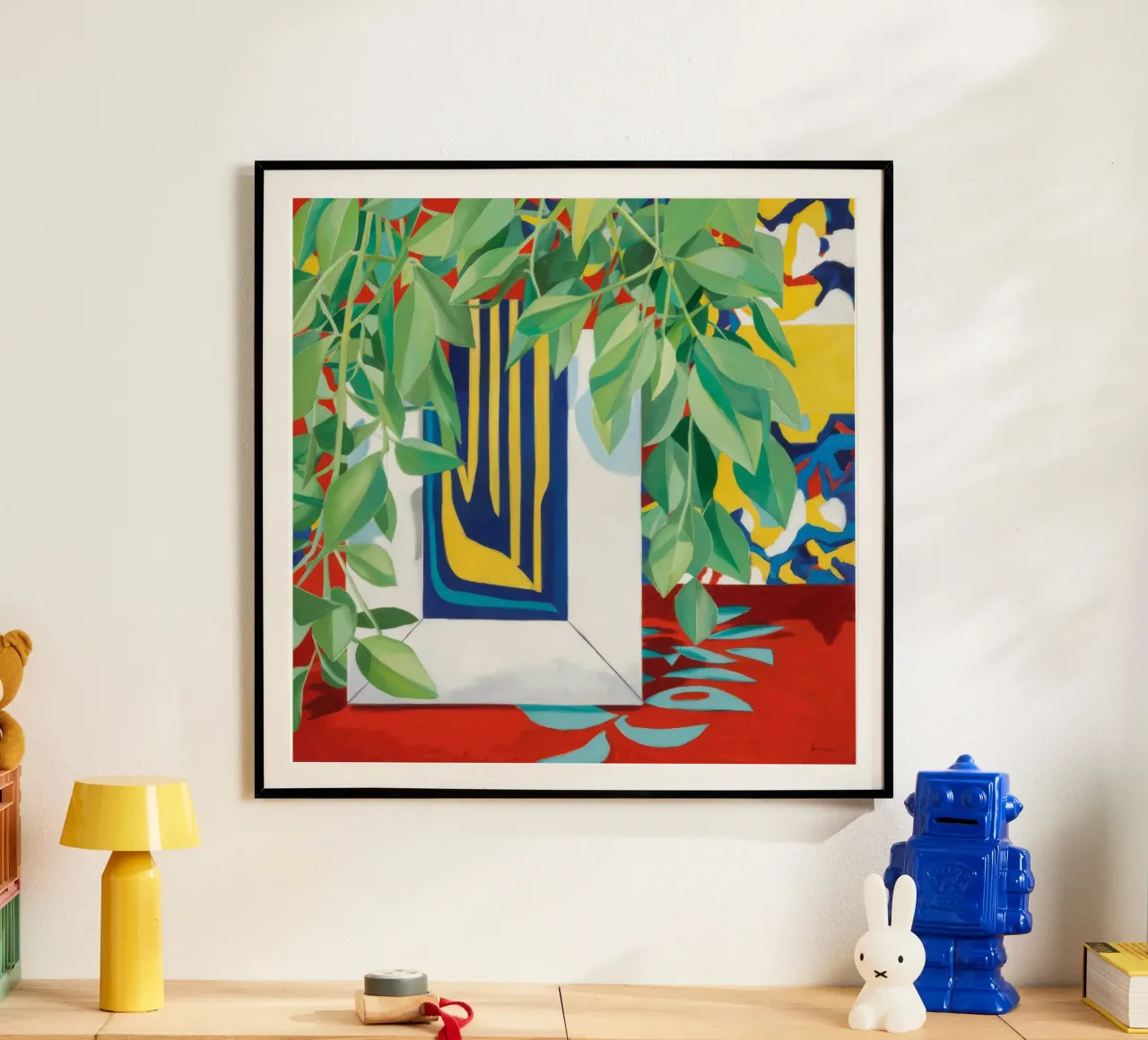 Sogno con finestra verdeggiante poster da Dawn Light