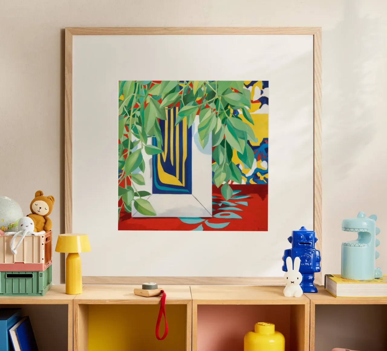 Sogno con finestra verdeggiante poster da Dawn Light