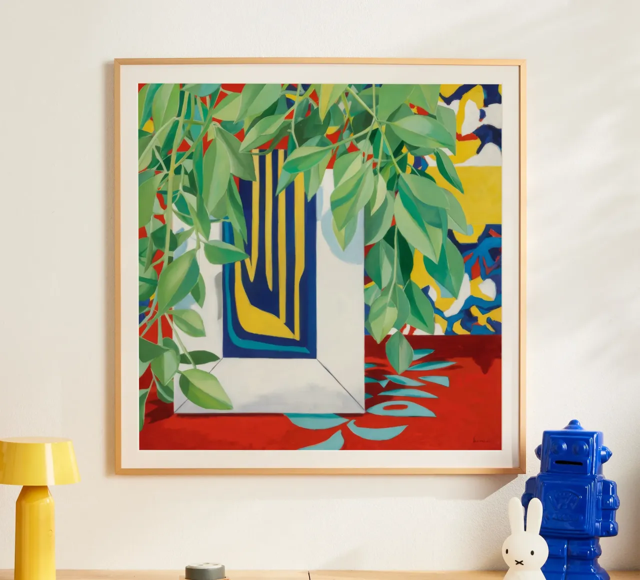Sogno con finestra verdeggiante poster da Dawn Light