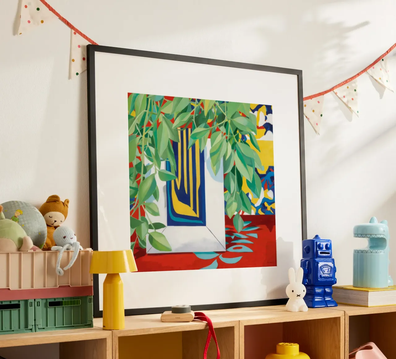 Sogno con finestra verdeggiante poster da Dawn Light