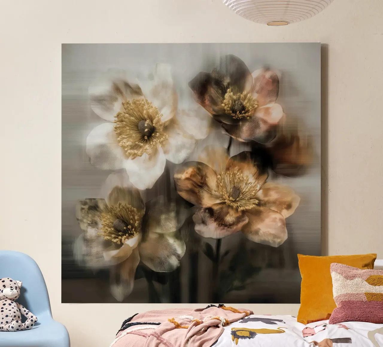 Bloemen classic canvas met Baklijst van Imagine