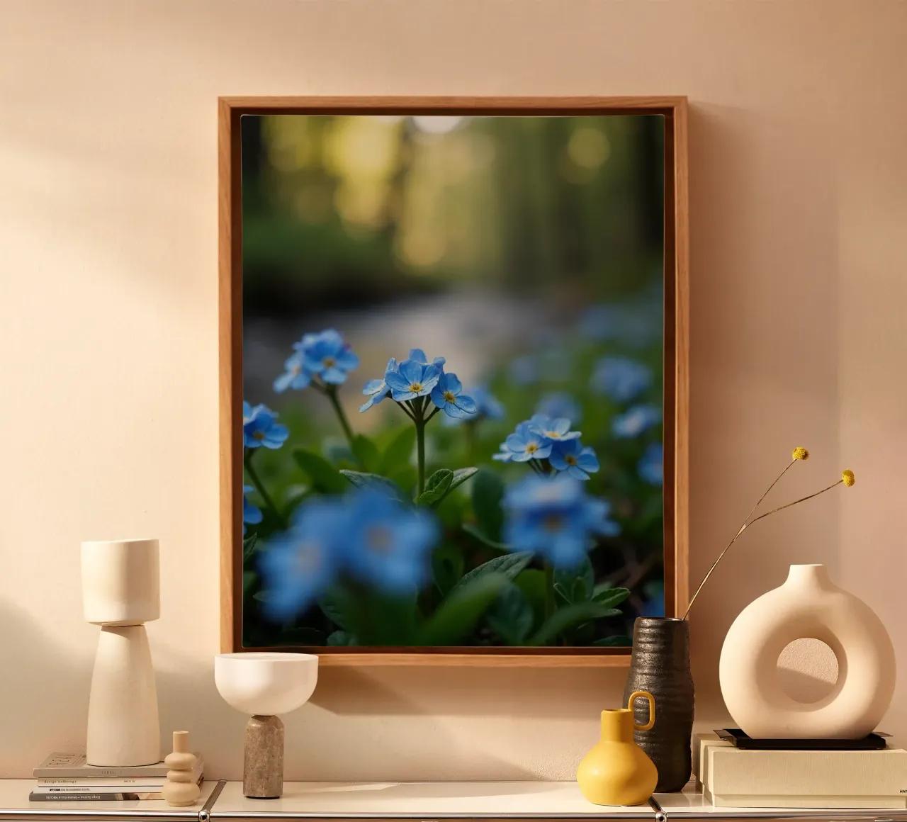 Geheime Botanik Leinwand mit Schattenfugenrahmen von Bold Blooms