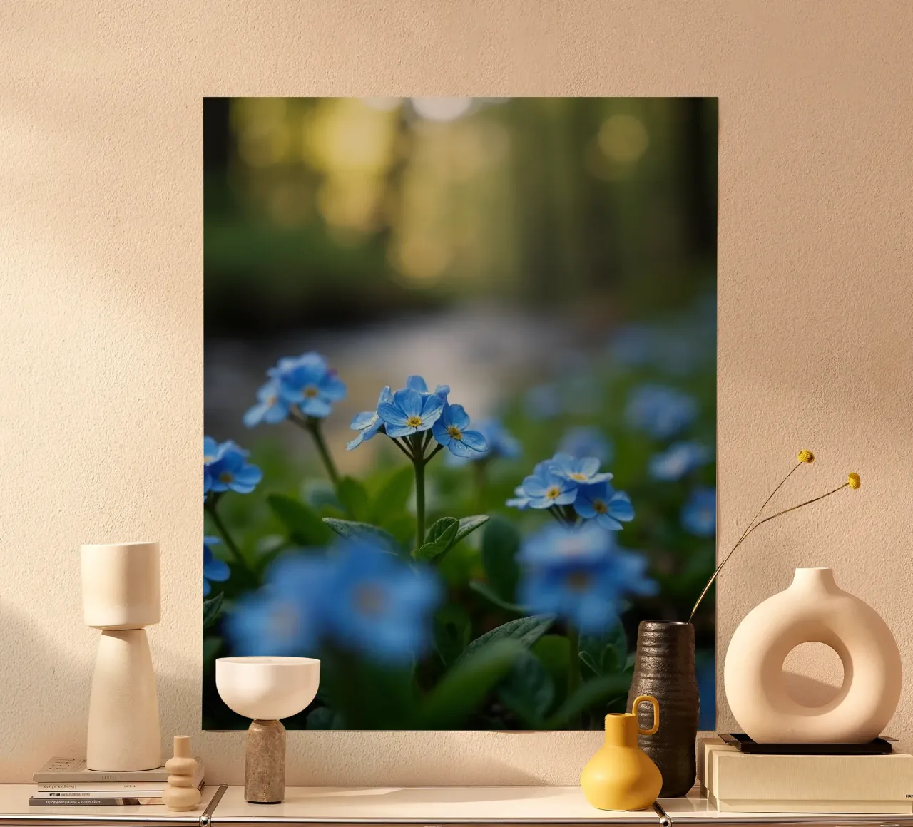 Botanica segreta poster con telaio in alluminio da Bold Blooms