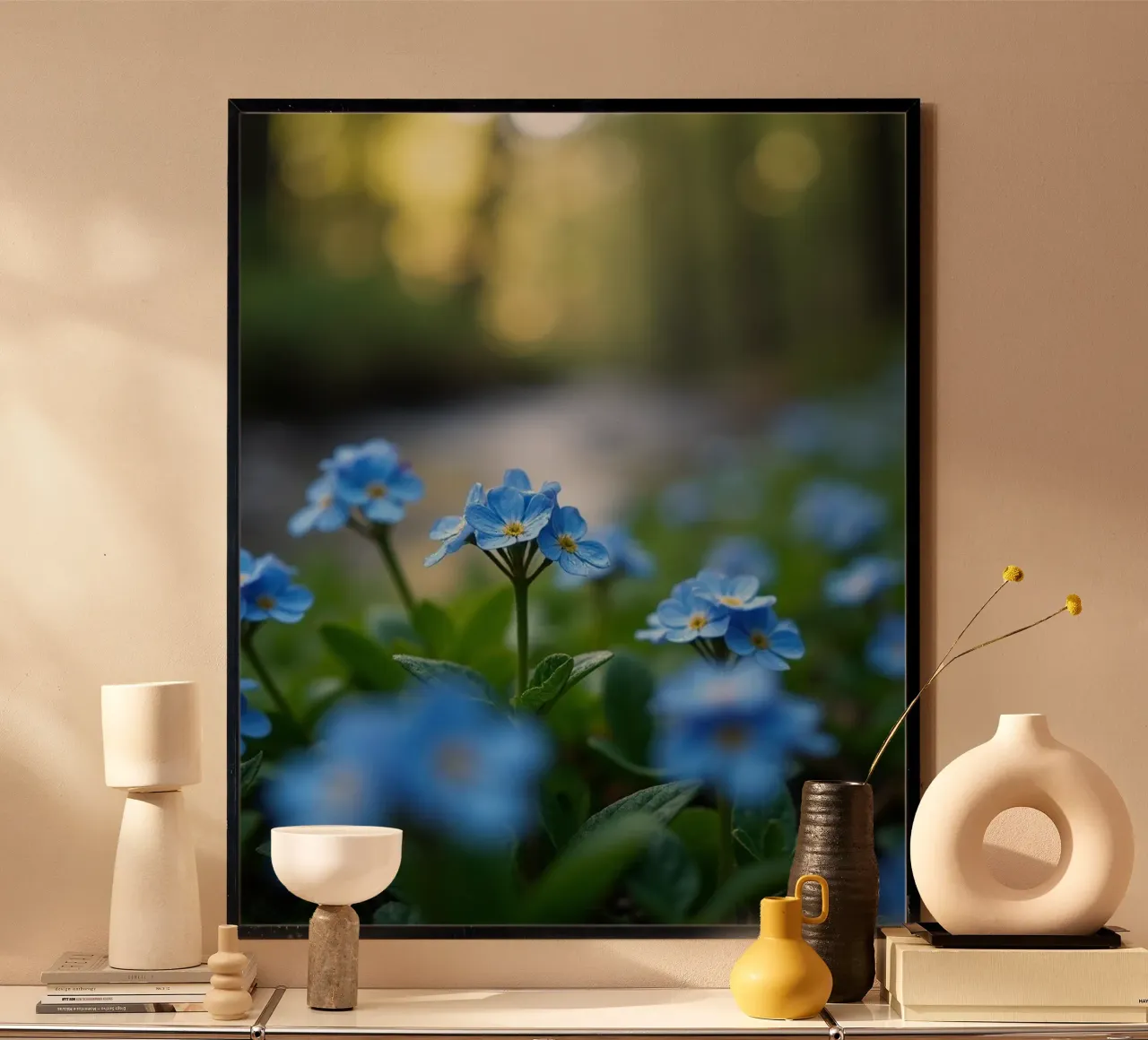 Botanica segreta poster con telaio in alluminio da Bold Blooms