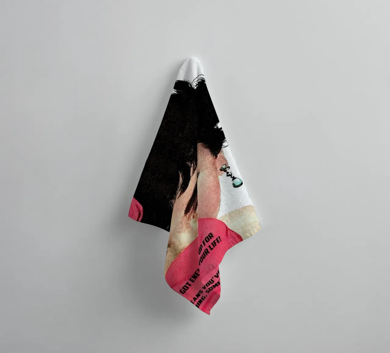 You've Got Enemies? towel by Gallery Print and Art Limited