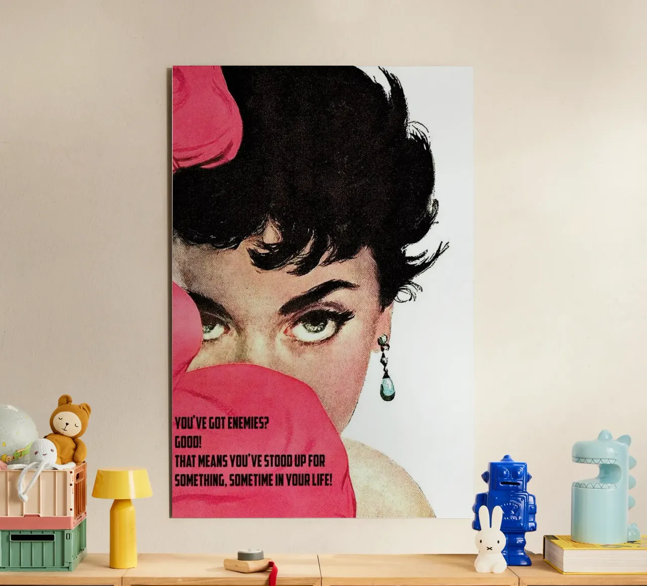 You've Got Enemies? alu-dibond by Gallery Print and Art Limited