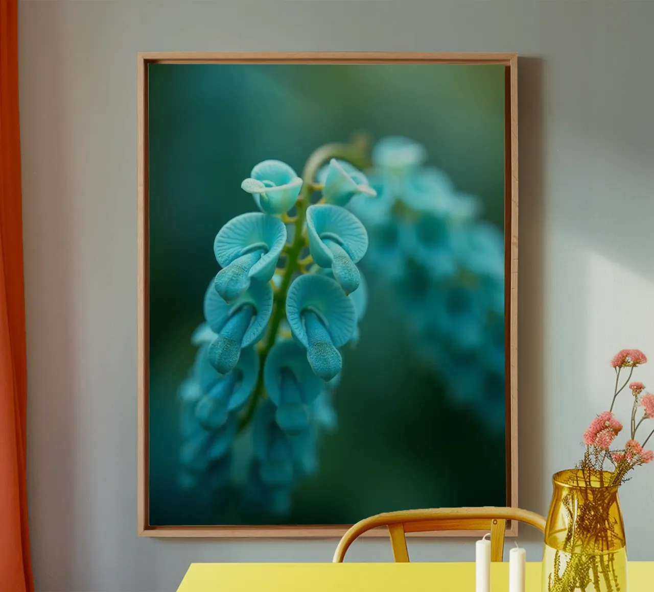Geheime botanica canvas met Baklijst van Bold Blooms
