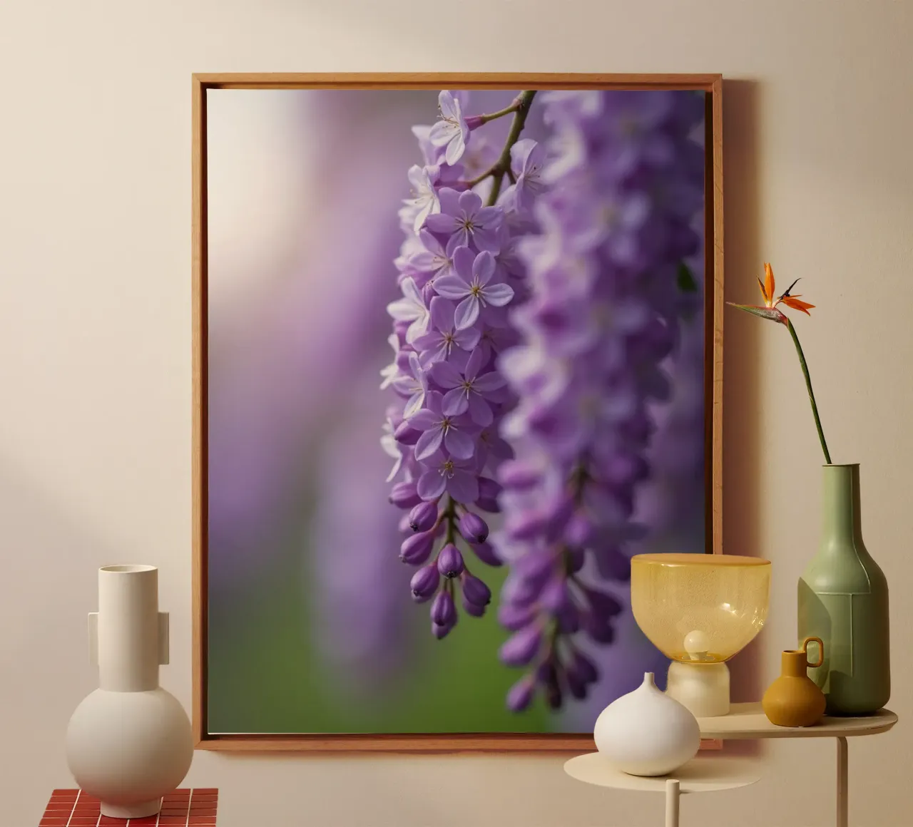 Geheime botanica canvas met Baklijst van Bold Blooms
