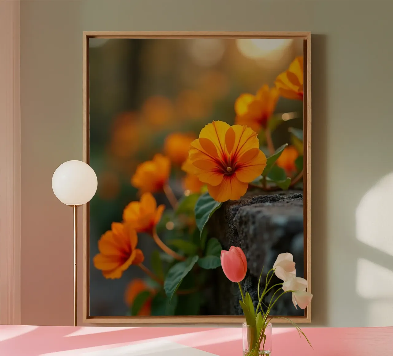Geheime botanica canvas met Baklijst van Bold Blooms
