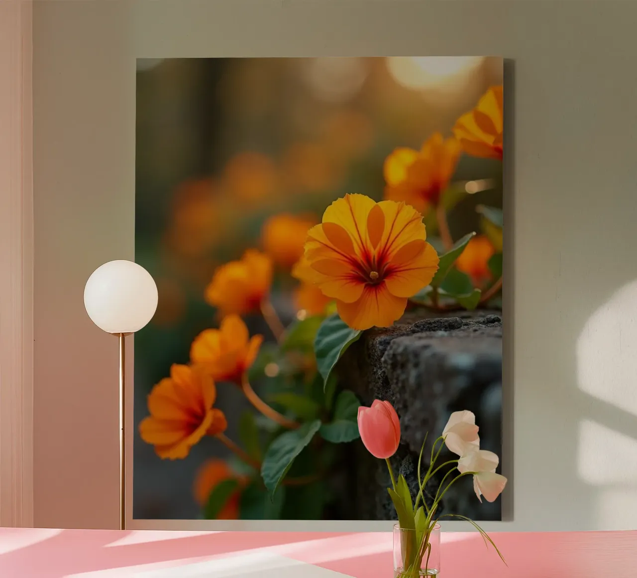 Geheime botanica canvas met Baklijst van Bold Blooms