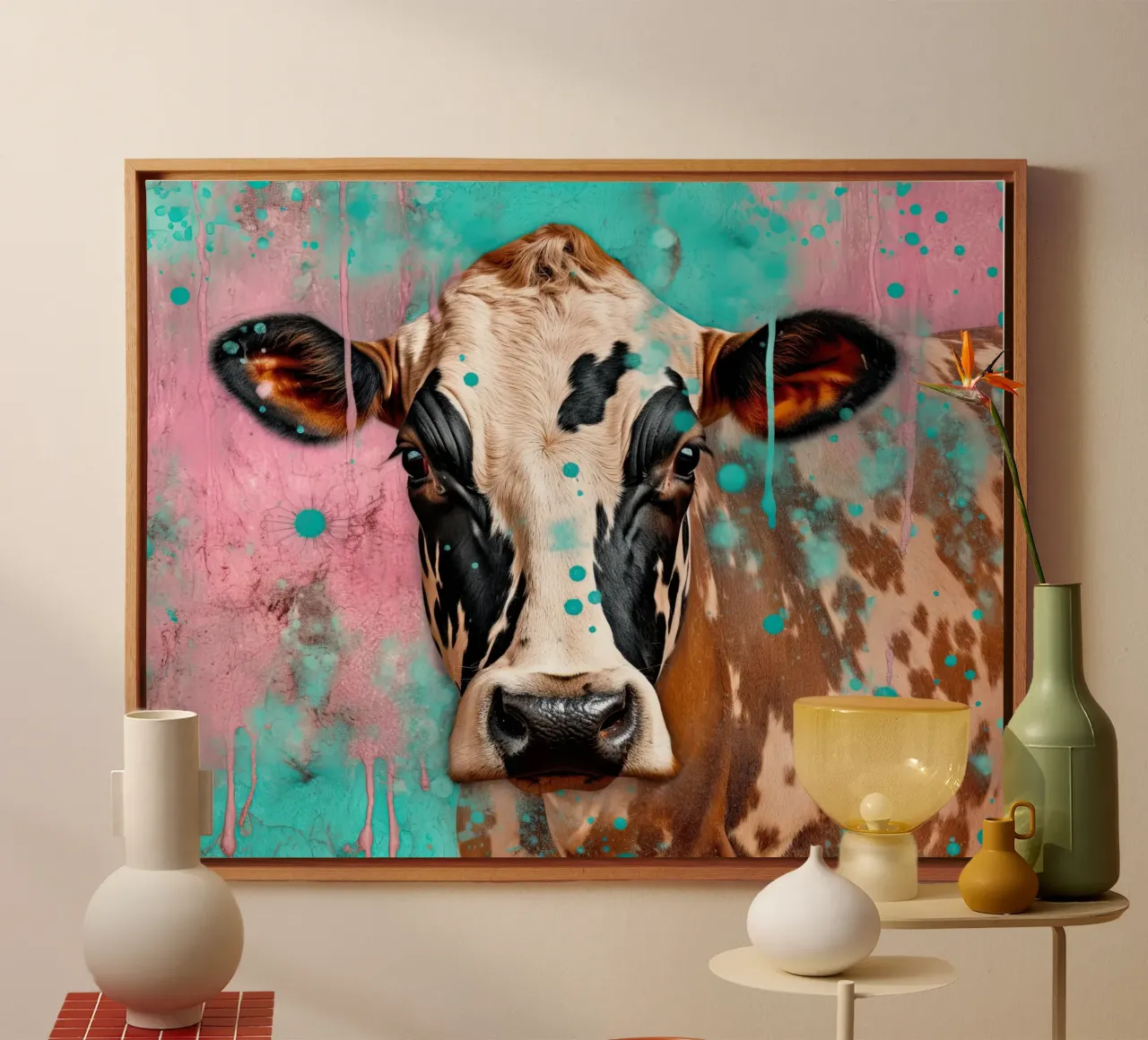 Wall-art by Imagine canvas with Floater frame by Imagine