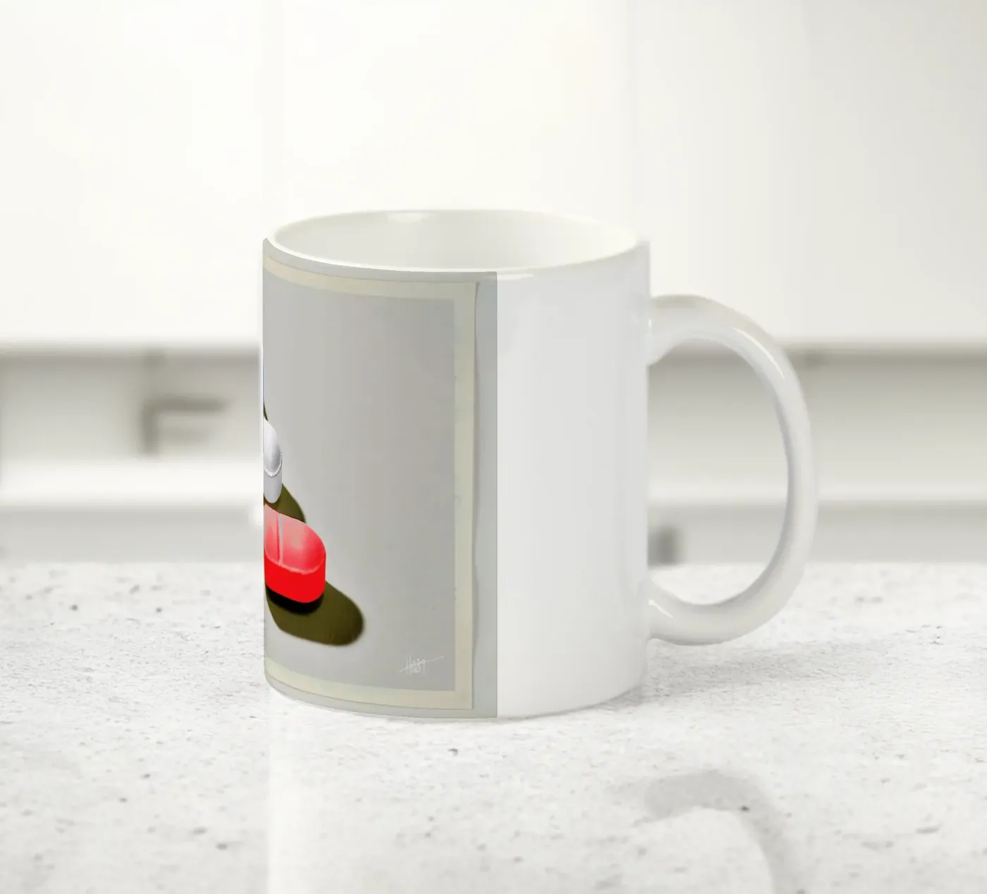Interdependence 06 ceramic mug by Joachim Høst