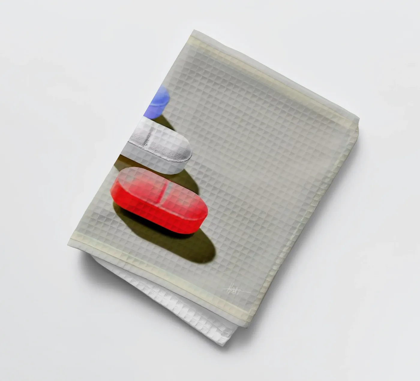 Interdependence 06 tea towel by Joachim Høst