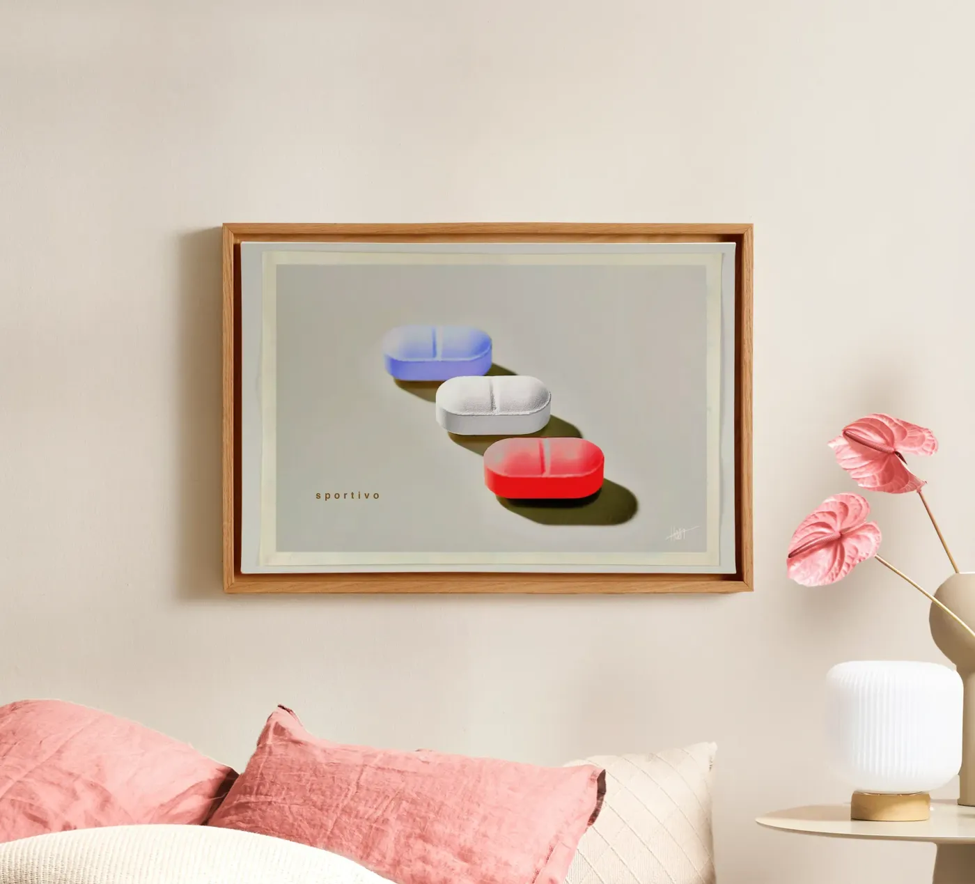 Interdependence 06 canvas van Joachim Høst