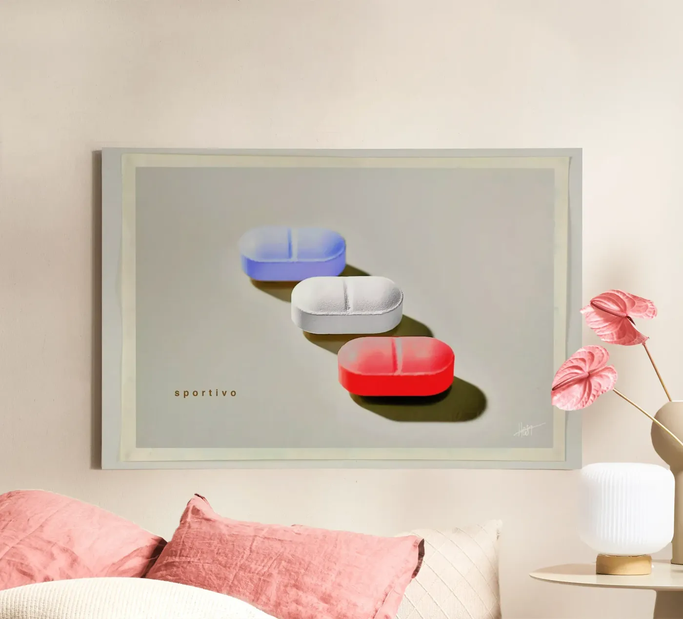 Interdependence 06 canvas van Joachim Høst