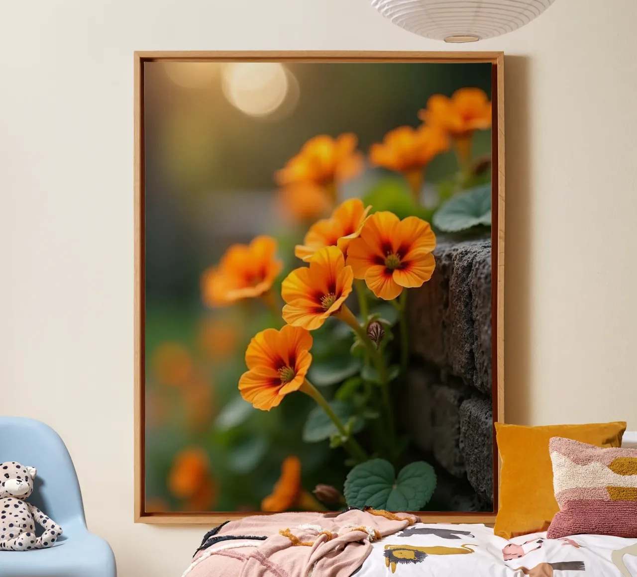 Geheime botanica canvas met Baklijst van Bold Blooms