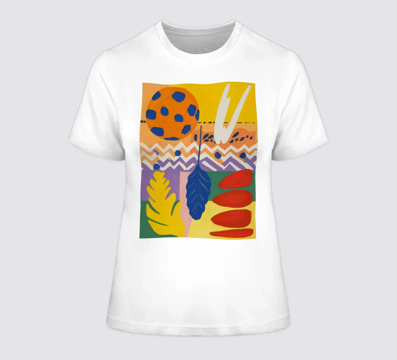 Rhythmisches abstraktes Spiel Frauen T-Shirt von Dawn Light