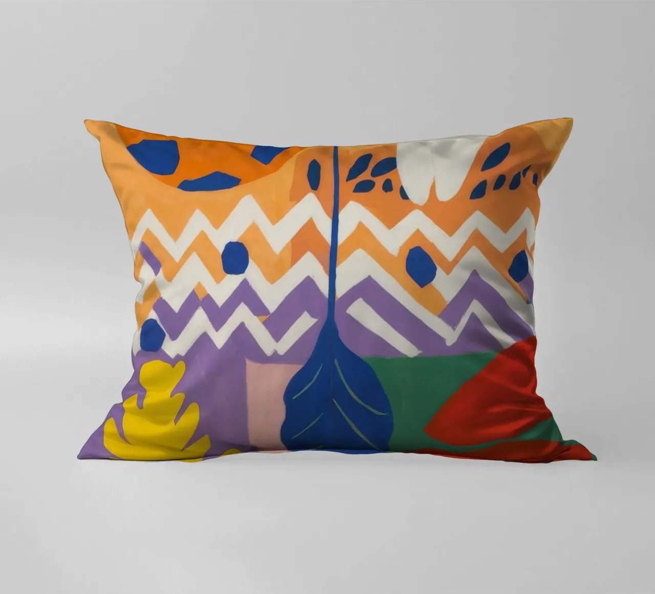 Rhythmic Abstract Play decorative cushion by Dawn Light