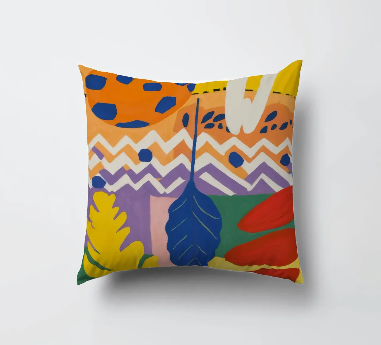 Rhythmic Abstract Play decorative cushion by Dawn Light