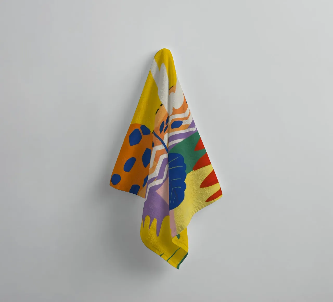 Rhythmic Abstract Play towel by Dawn Light