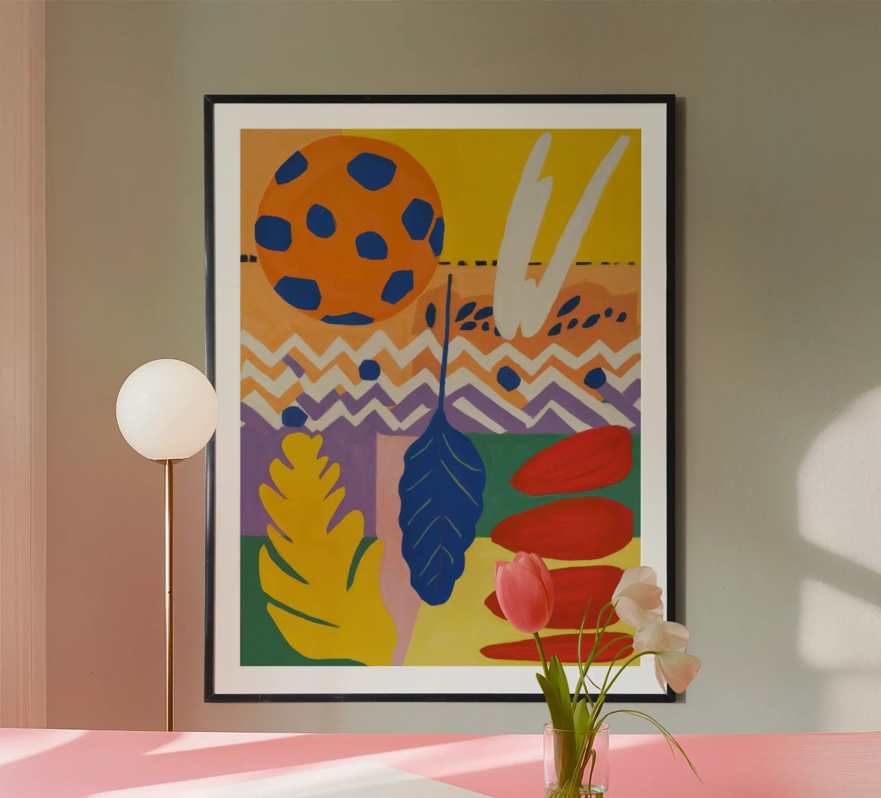 Jeu rythmique abstrait poster de Dawn Light