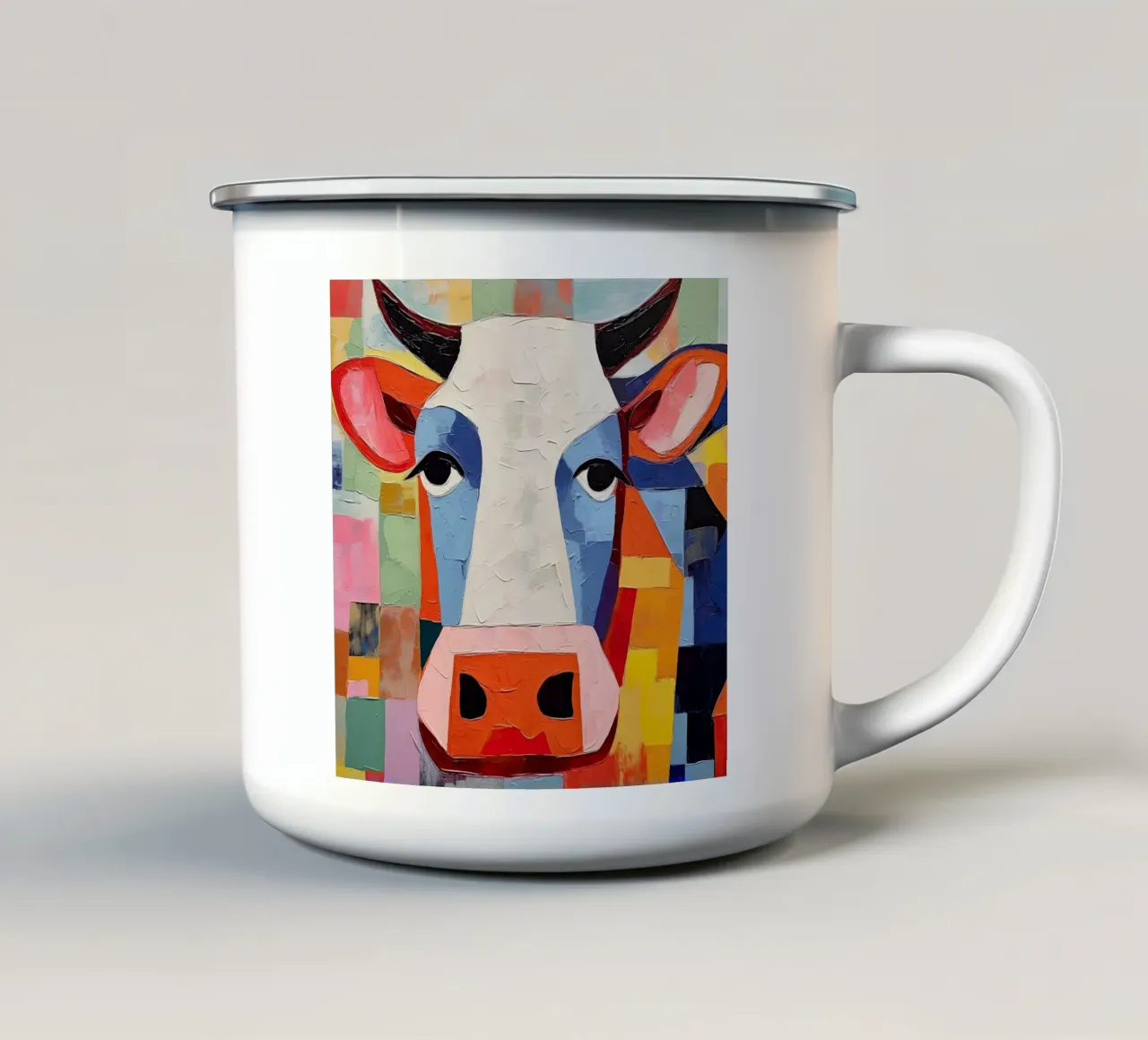Arte da parete di Imagine tazza in smalto da Imagine