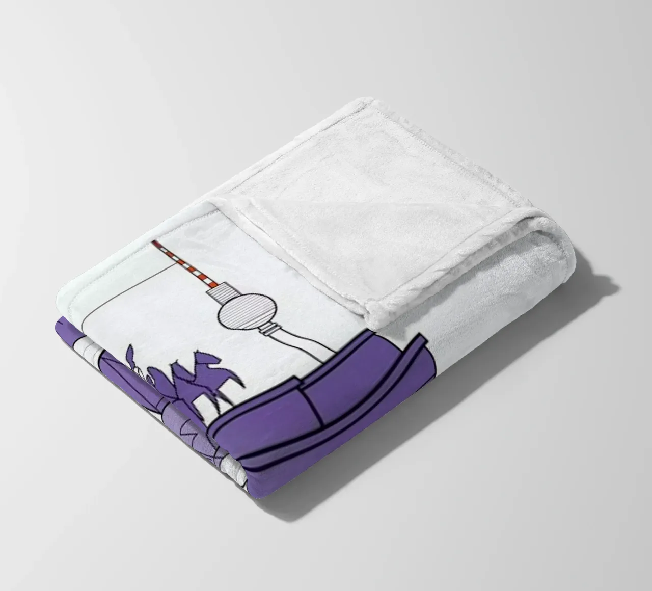 Berlin Fleecedecke von Ale Giorgini