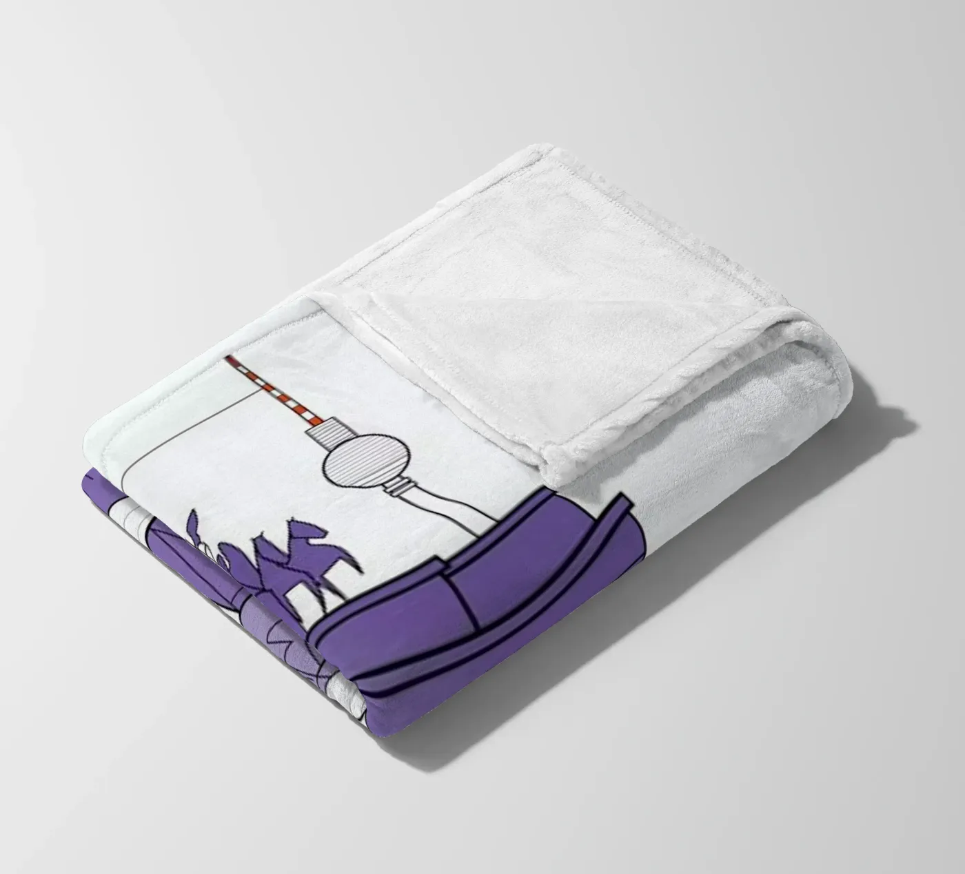 Berlin fleece blanket by Ale Giorgini