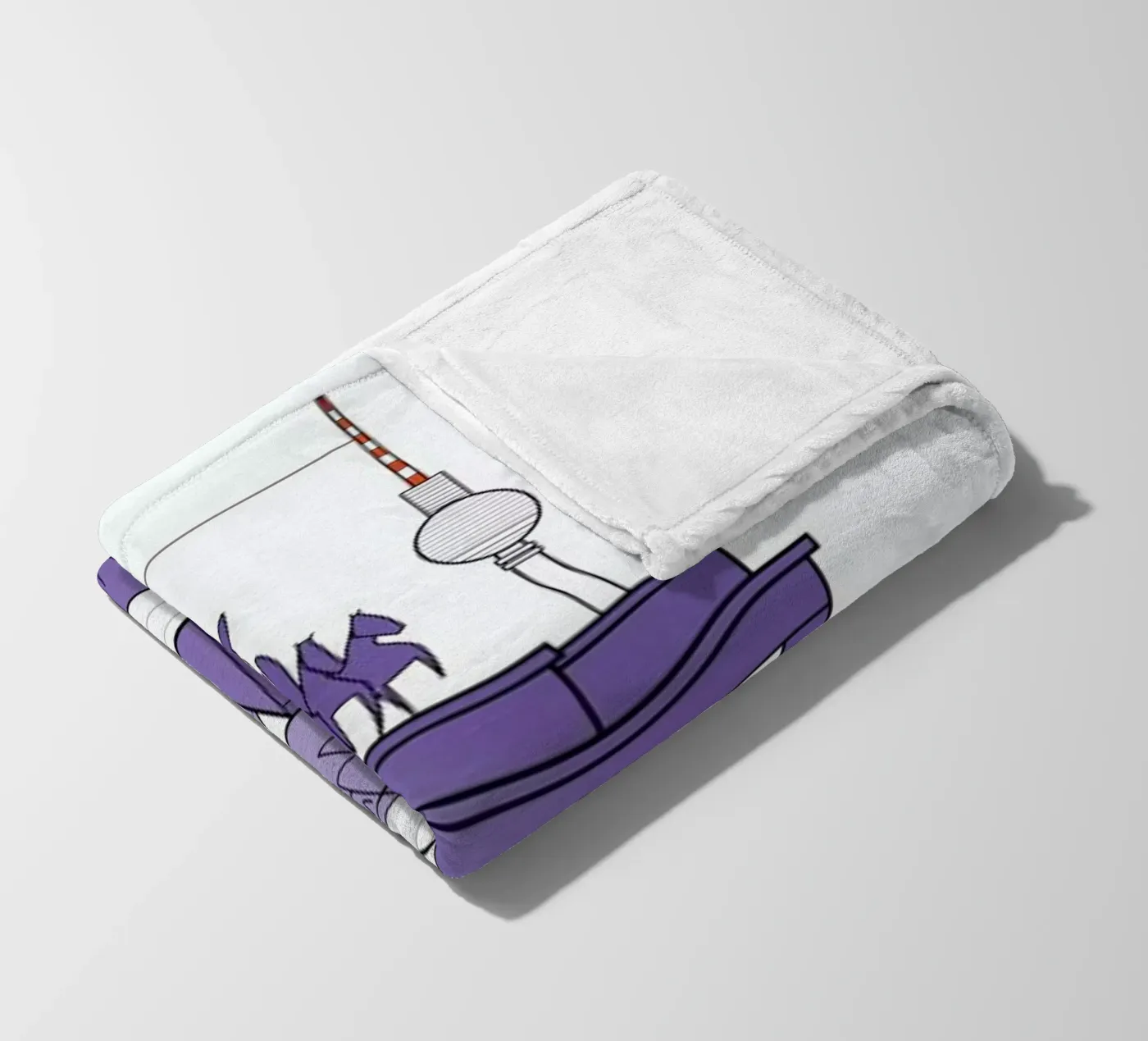 Berlin fleece blanket by Ale Giorgini