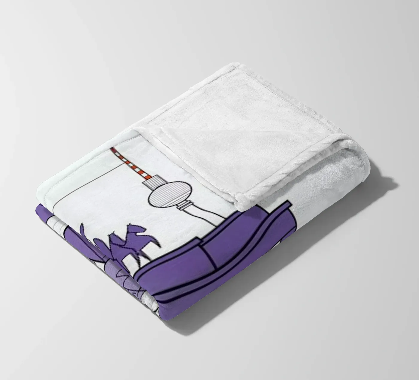 Berlin fleece blanket by Ale Giorgini