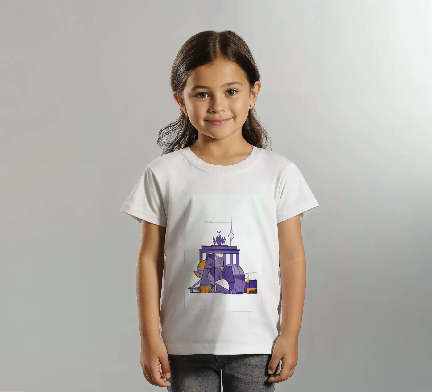 Berlin t-shirt bambini da Ale Giorgini